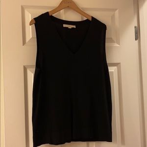 Black sweater tank